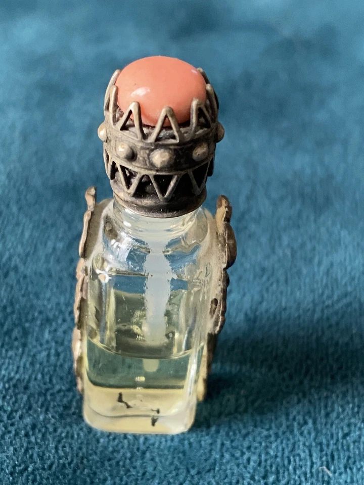 Lot  anciens Flacons à sel,parfum, miniatures art nouveau .. - Photo 3/4