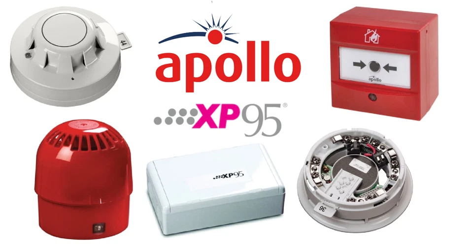 VAT INCLUDED - APOLLO XP95 SUPPLIES DETECTOS CALL POINT SOUNDER BASES FIRE ALARM