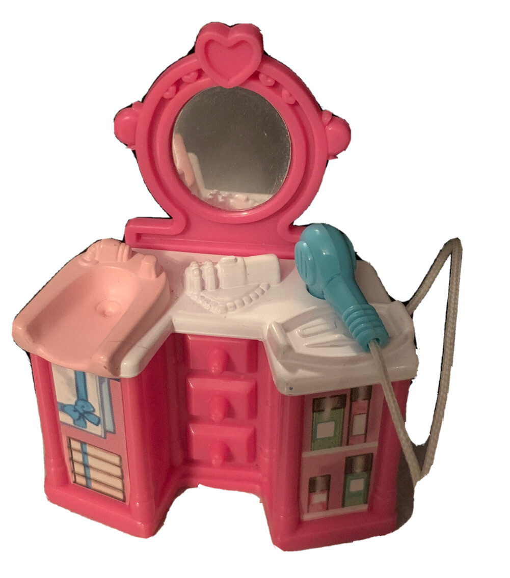 FISHER PRICE Sweet Streets Dollhouse Beauty Salon Vanity Station Hair