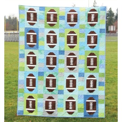 Cluck Cluck Sew Touchdown Quilt Pattern