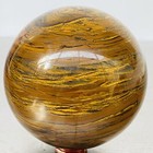 Natural Tiger Eye stone ball quartz crystal ball Reiki healing 3720G — photo 7