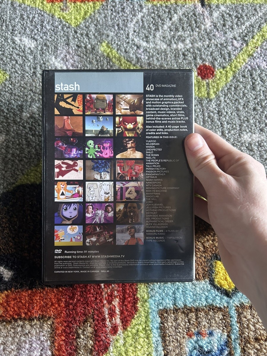 Stash DVD Magazine #32~Animation VFX Motion Graphics for Marketing
