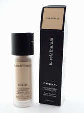 BAREMINERALS ORIGINAL LIQUID MINERAL FOUNDATION Fair Ivory 02 - 30 ml / 1 fl oz