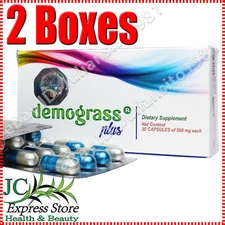 2 BOXES DEMOGRASS PLUS WEIGHT LOSS SUPPLEMENTS 60 CAPSULES TOTAL 100% ORIGINAL