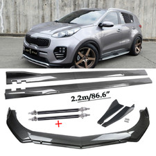 Carbon Fiber Front Bumper Rear Lip Chin Spoiler For Kia Sportage Body Kits Carbon Fiber Front Bumper Rear Lip Chin Spoiler For Kia Sportage Body Kits