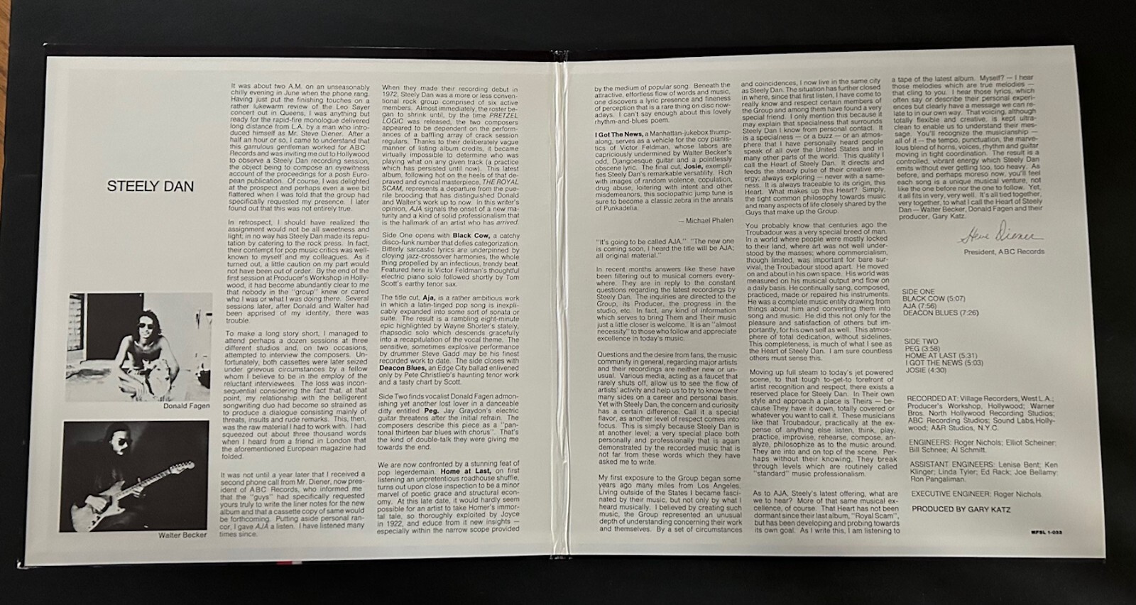 Steely Dan AjaMFSL 1033 Original Master Recording LP eBay