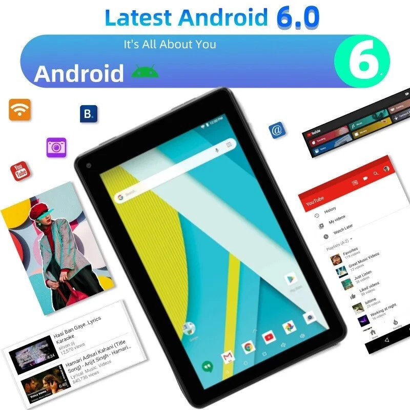 7 Inch Android Tablet 1 Gb + 16 Gb Quad Core - Please Read Description - Image 2 of 4