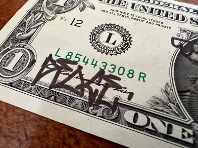 D*Face - Original Artwork on Dollar Bill 2014 | eBay