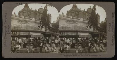Photo:Flower market, City of Mexico 1906