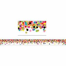 Confetti Straight Border Trim Teacher Created Resources TCR5609