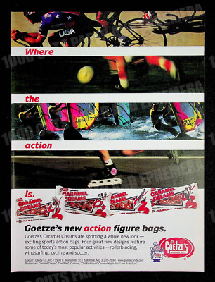 Goetze's Caramel Candy 2000 3 Musketeers Mars Print Magazine Ad Poster ADVERT