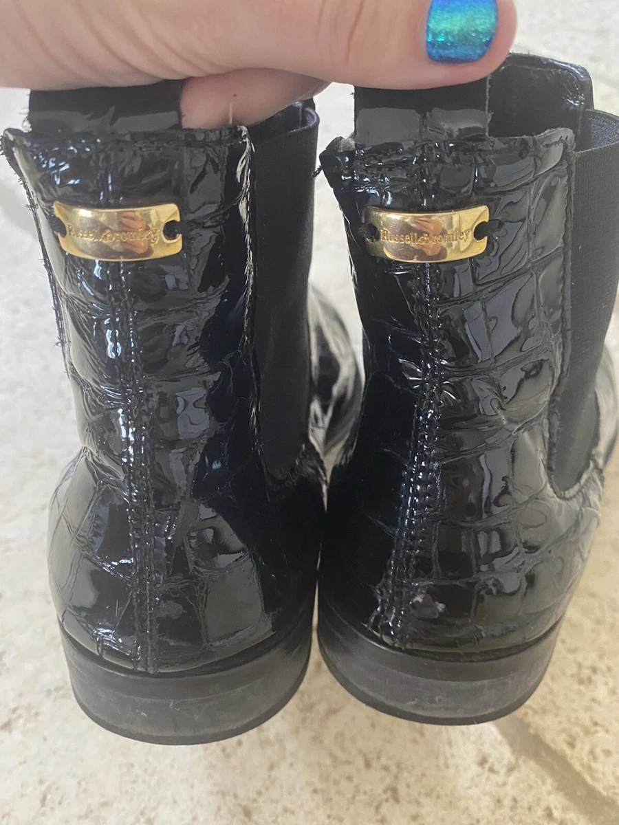 Russell and bromley hotsell black chelsea boots