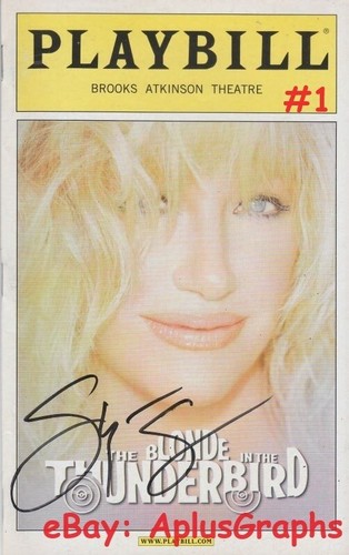 SUZANNE SOMERS.. The Girl In The Thunderbird Playbill (Broadway) SIGNED + Pic