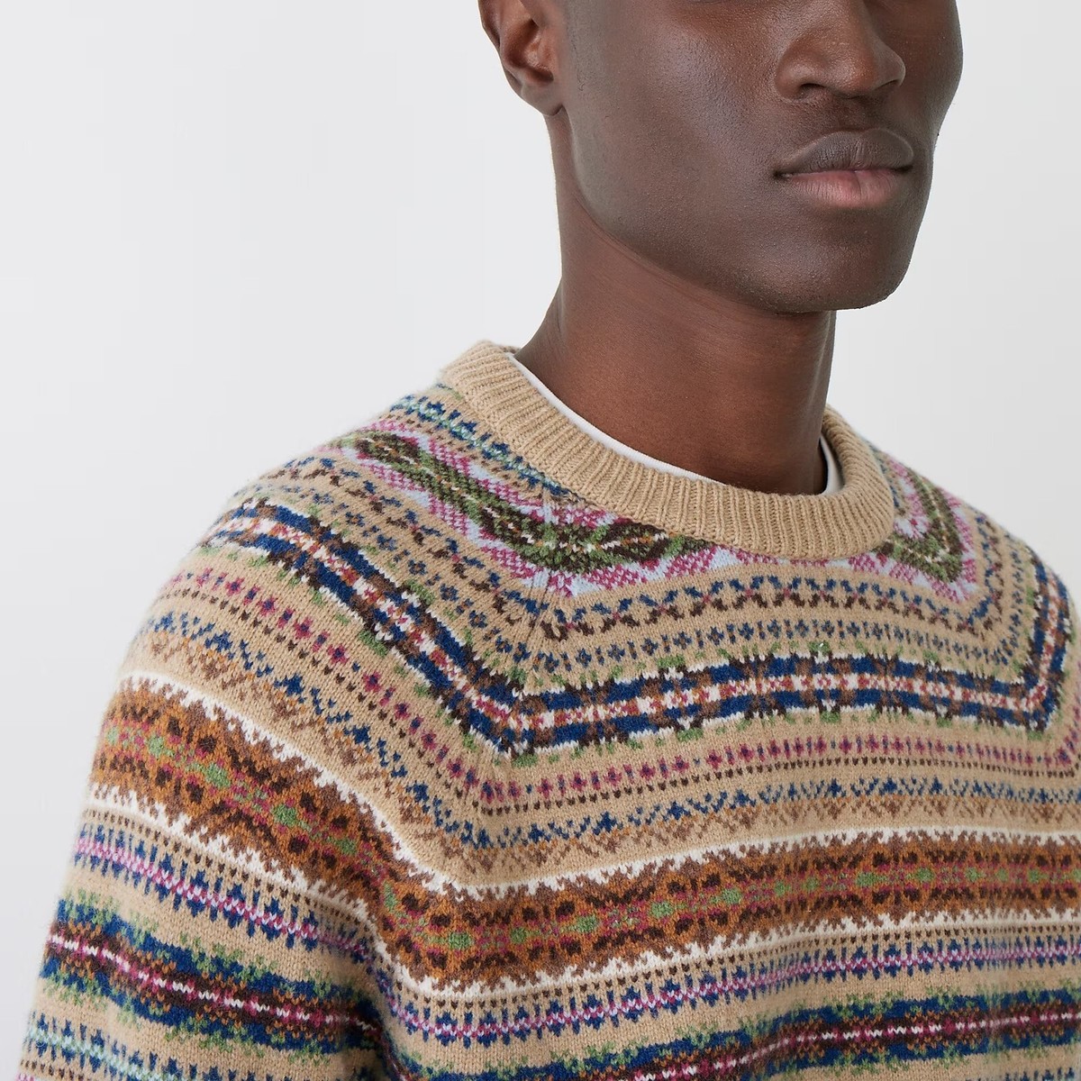 ジェイクルー セーター メンズ 正規品 J.CREW LAMBSWOOL FAIR ISLE