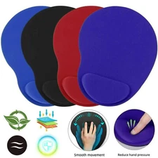 Premium Quality Mouse Pad Wrist Rest Support Comfort Desk Mat Non-Slip PC Laptop