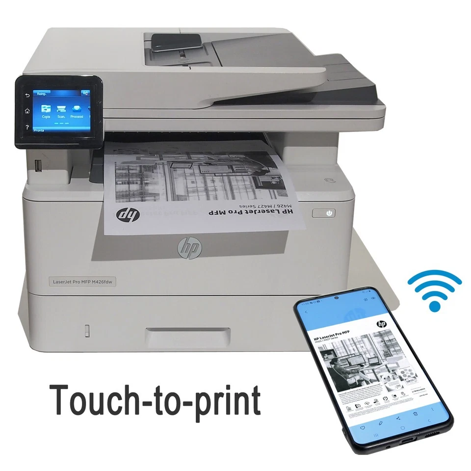 Stampante HP LaserJet Professional MFP M426fdw Ethernet WiFi Printer Revisionata - Immagine 2 di 4