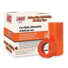 Orange Automotive Refinishing Masking Tape 2 in x 60 yd 20 Rolls   Autobody...