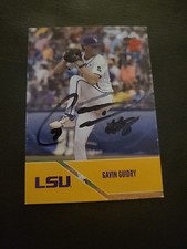2025 LSU Gavin Guidry Autographed Card- Onit