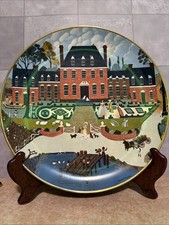 Vintage Colonial Heritage Series 10.75” Plate 