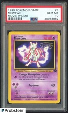 1999 Pokemon Game Movie Promo #3 Mewtwo PSA 10 GEM MINT