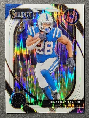 2024 Panini Select - Club Level Jonathan Taylor #271 White Shock Prizm 55/199