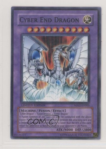 Cyber End Dragon MF02-EN003 YuGiOh Mattel Action Figure Series 2 card