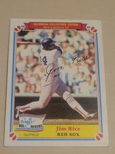 Jim Rice 1983 Topps Drake Cakes Big Hitters # 22