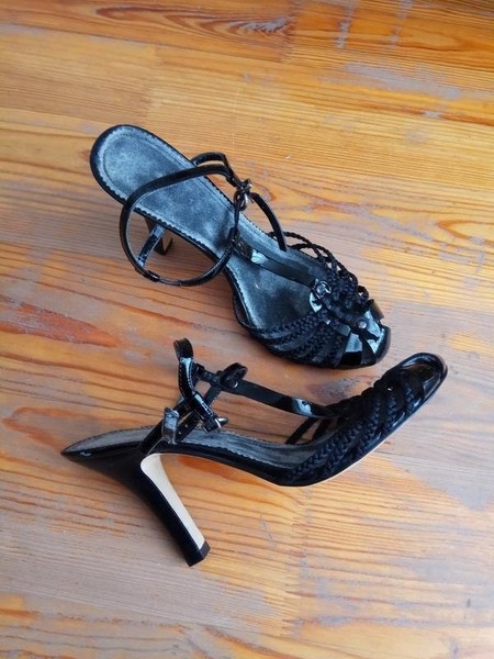 Women Nine West Heels Black 38 #BCKV