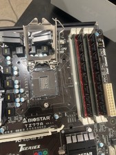 BIOSTAR TZ77A ATX Motherboard & Intel Core i5-3570K 24gb ddr3 1300mhz combo