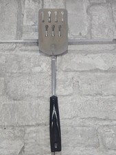 Vtg Ecko Spatula Turner Keyhole Slot Utensil Black Handle Made in USA