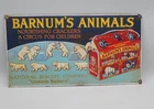 Vintage Barnums Animals Crackers Distressed Rustic Porcelain Enameled Metal Sign
