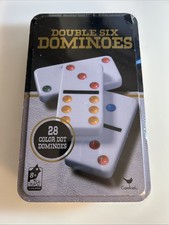 New Double Six Color Dot Dominoes In Collecto...