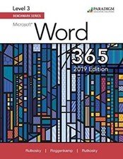 Benchmark Series: Microsoft Word 2019 Level 3 : Text Paperback