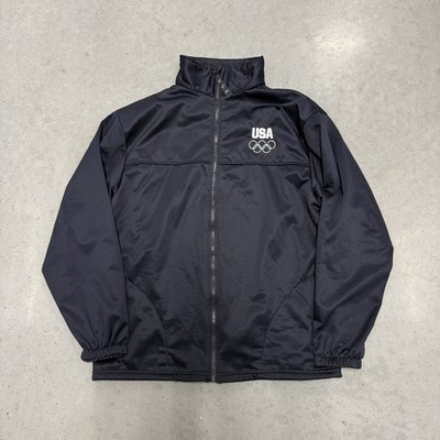 90s Vintage Team USA Olympic Team Full Zip Jacket Mens Large