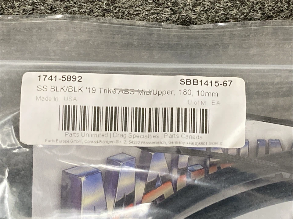 NUEVO TRICICLO ORIGINAL MAGNUM 1741-5892 SS NEGRO/NEGRO '19 ABS MEDIO/SUPERIOR, 180, 10mm Foto 2 de 4