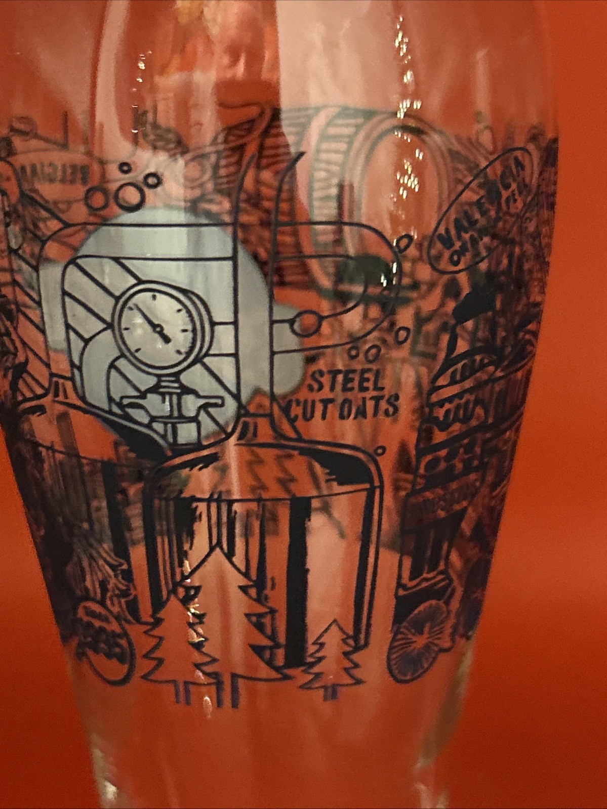 BLUE MOON Belgian Style Wheat Set Of 2 Limited Edition Etched Beer Glasses Glass