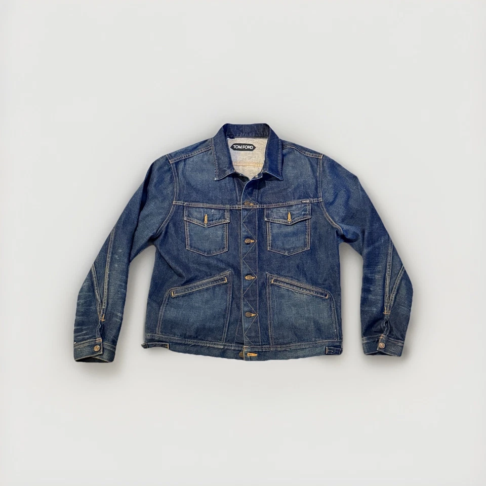 Tom Ford Denim Jacket size XXL - Image 2 of 4