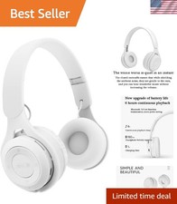 Hybrid Active Noise Cancelling Headphones - Deep Bass, Wireless Design