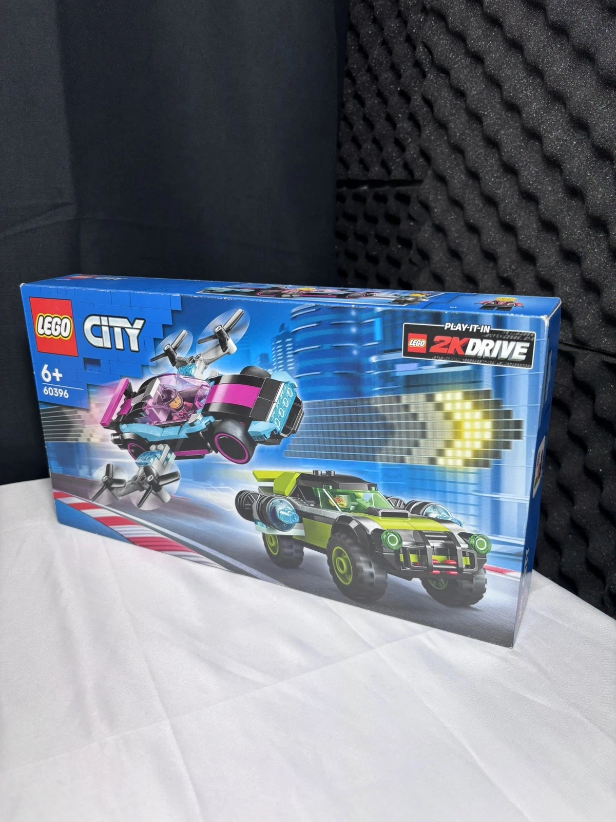 LEGO City 60396 Modified Race Cars NEW & Sealed Retired Set | 2 Cars + Minifigs