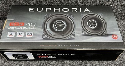 DB DRIVE EUPHORIA ES3 40 4'' 2-WAY SPEAKER/NEW/PRICED FOR CLEARANCE.