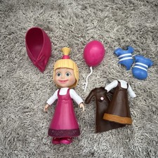 Masha and the Bear Snap 'N Fashion. "Trajes de muñeca Masha de 6"" con zapatos 🩷"