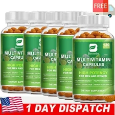 Unisex Multivitamin Capsules- Daily Immune Support with Vitamins & Minerals