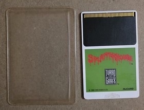 Splatterhouse (TurboGrafx-16, 1990) HuCard, Case & Manual - Tested