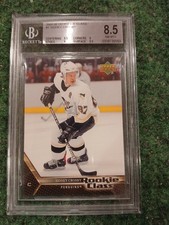 2005 UPPER DECK ROOKIE CLASS SIDNEY CROSBY #1 Hockey Card RC Graded 9 Penguins