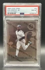 1996 Leaf Steel #52 Ken Griffey Jr w/ Coating PSA 8