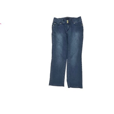 IMAN Straight Leg Women's size 10 Dark Wash Blue Denim Jeans