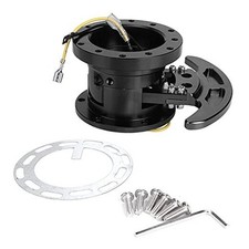 Steering Wheel Release,Tilt Flipped Racing Steering Wheel Quick Release black