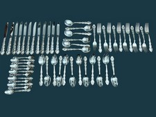 Oneida Community Mansion House Pattern Silver Plated Cutlery Set - 54 Pieces