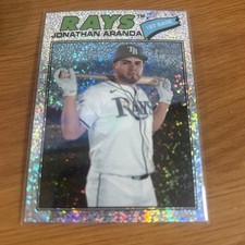 Jonathan Aranda Silver Sparkle Topps Heritage 2026