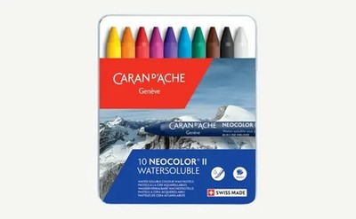Caran dAche Wachsmalstifte NEOCOLOR II 10er Set | Caran dAche Neocolor 2 | 2020